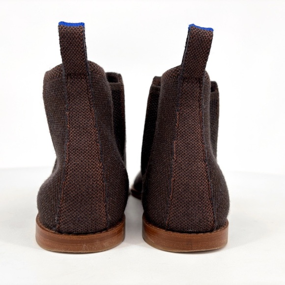 ROTHY'S | The Merino Wool Chelsea Ankle Boot in Cocoa Brown | Sz 7.5 - Picture 14 of 15